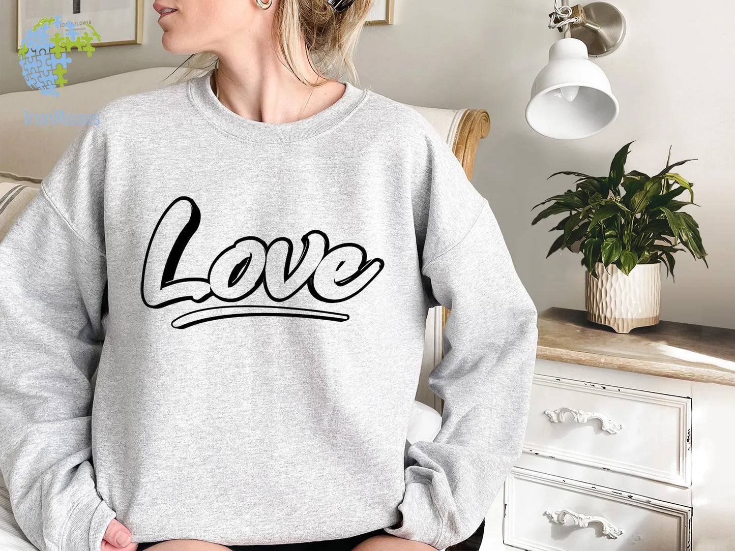 Love Sweatshirt, Heart Hoodie, Valentines Day Sweatshirt, Women's Sweatshirt, Couple Sweatshirt, Gift For Her, Love Hoodie