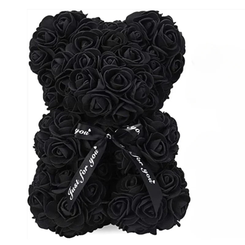 Romantic Valentine's DayCreative Eternal Flower Rose Bear